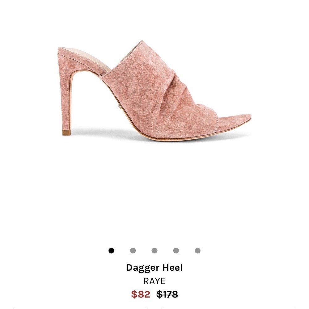 RAYE Dagger Heel. Never Worn. Comes with original box